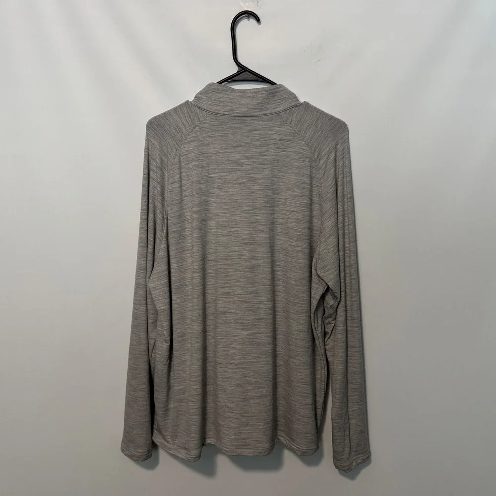 Peter Millar Shinnecock Hills Sweater Mens XL Gray Merino Wool Crown Crafted